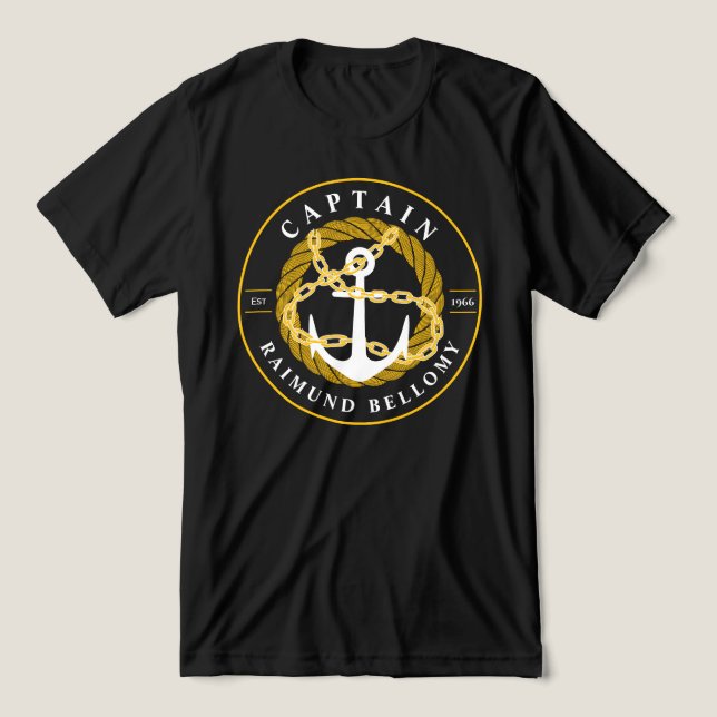 Camiseta Triblenda Anclaje de barco (Diseño delantero )