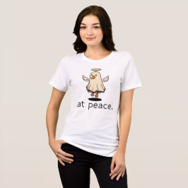 Camiseta Triblenda Ángel Ganso en Paz, Regalo de Humor Oscuro de Hall