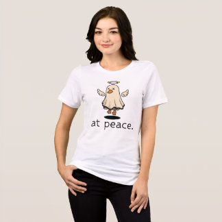 Camiseta Triblenda Ángel Ganso en Paz, Regalo de Humor Oscuro de Hall