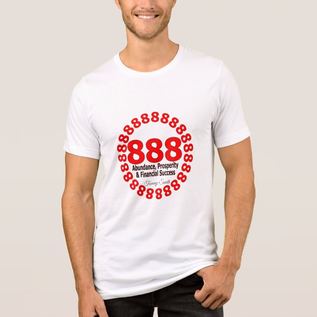Camiseta Triblenda Ángel número 888 - Prosperidad y abundancia (Anverso)