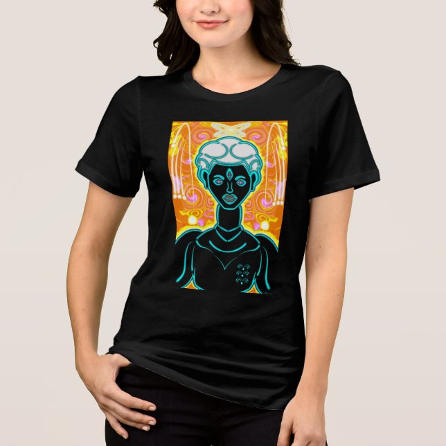 Camiseta Triblenda Ángel número y el príncipe de la paz (Anverso)