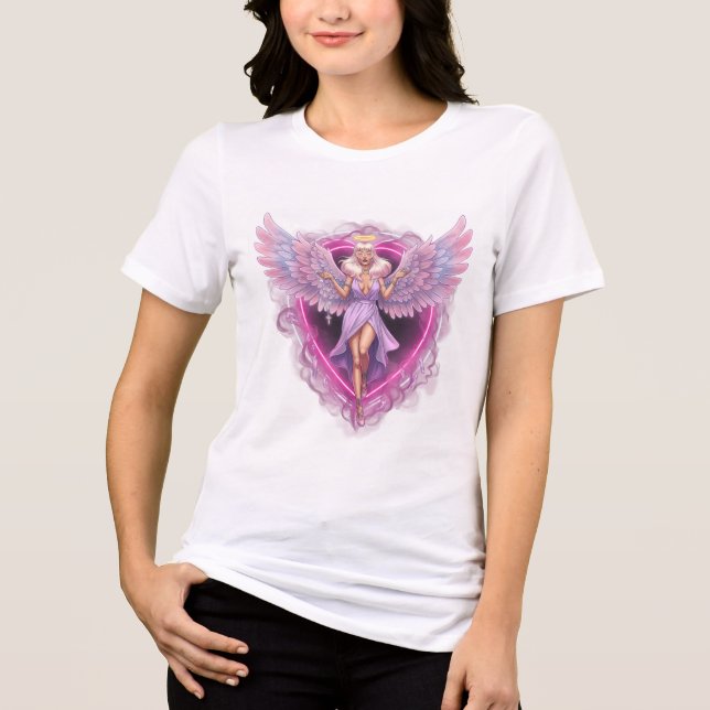 Camiseta Triblenda Angelic Summer Vibe Tee 💖 😇 (Anverso)