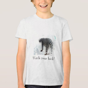 Camiseta Triblenda Animal salvaje del Tigre Blanco
