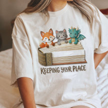 Animales Adorables Leyendo En Un Marcador De Libro