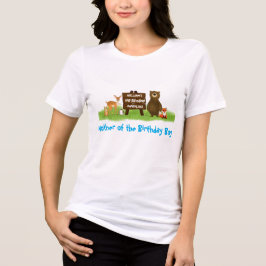 Camiseta Triblenda Animales de fiesta de cumpleaños del bosque Madre