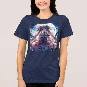 Camiseta Triblenda Anime Chica Flower Moon Fairy