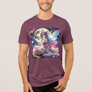 Camiseta Triblenda Anime Chica Moon Fairy Princess in Garden