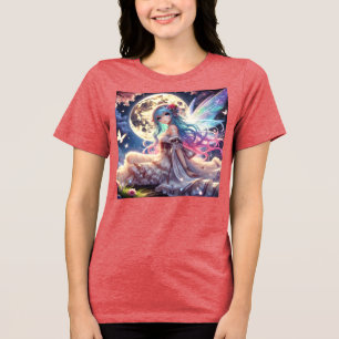 Camiseta Triblenda Anime Chica Moon Fairy Princess in Garden