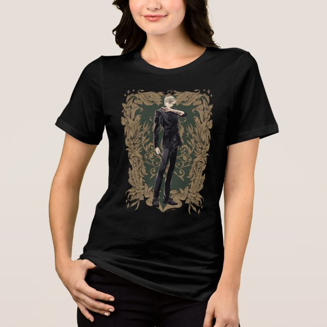 Camiseta Triblenda Anime Draco Malfoy Ornate Frame (Anverso)