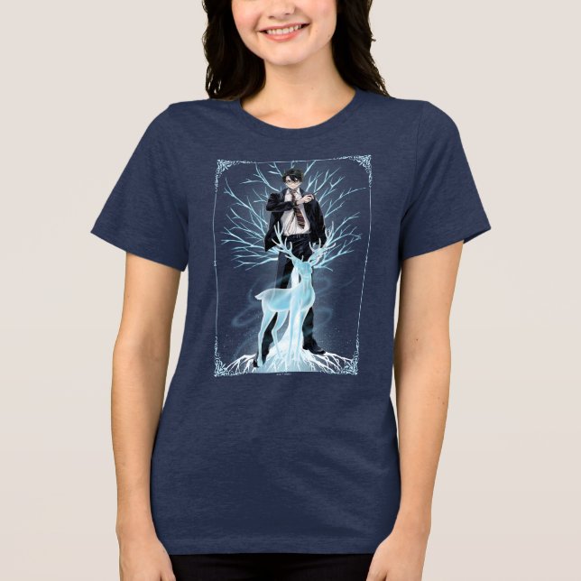 Camiseta Triblenda Anime HARRY POTTER™ Stag Patrono (Anverso)