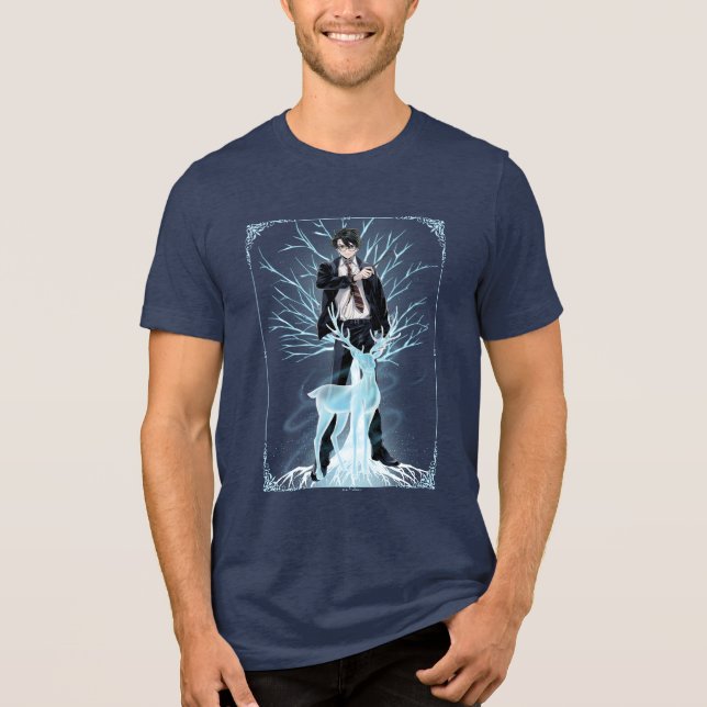 Camiseta Triblenda Anime HARRY POTTER™ Stag Patrono (Anverso)