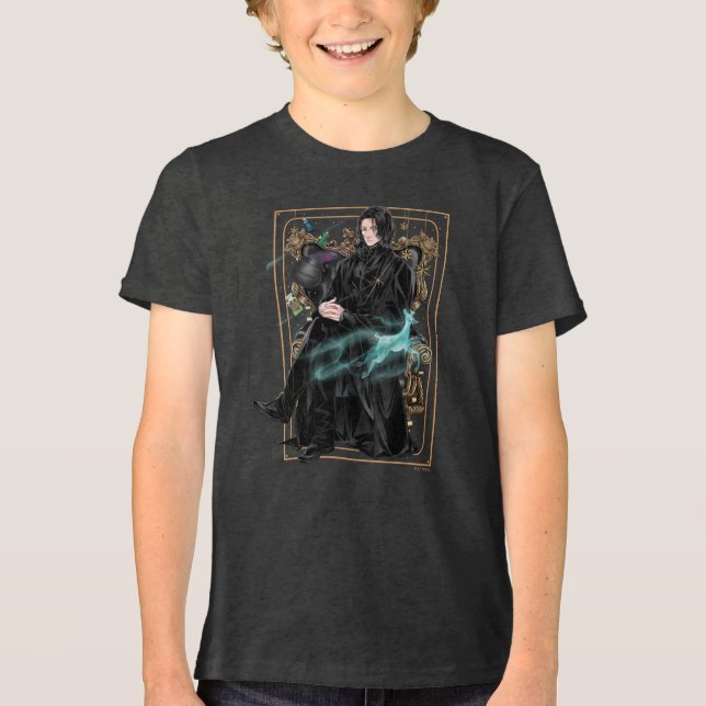 Camiseta Triblenda Anime Profesor Severus Snape sentado (Anverso)