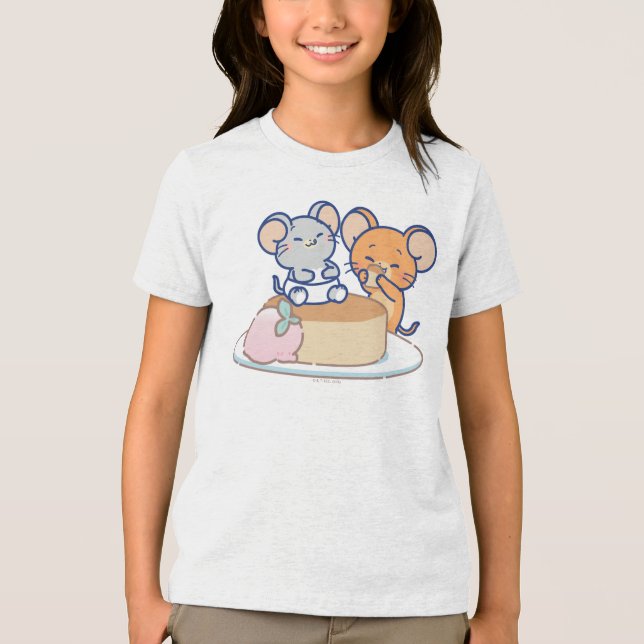 Camiseta Triblenda Anime Tuffy y Jerry Cheesecake (Anverso)