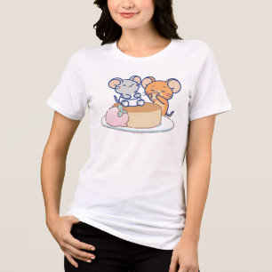 Camiseta Triblenda Anime Tuffy y Jerry Cheesecake