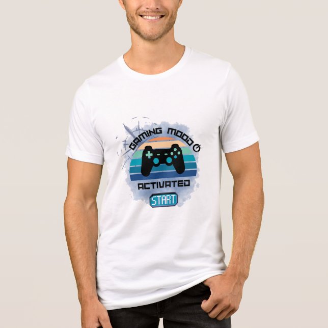 Camiseta Triblenda "Ánimo de juego: encendido - enciende y juega cami (Anverso)