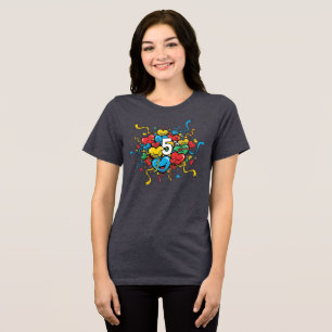 Camiseta Triblenda Aniversario de 5 años Colorido