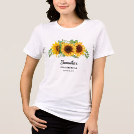 Camiseta Triblenda Aniversario del Girasol Rústico