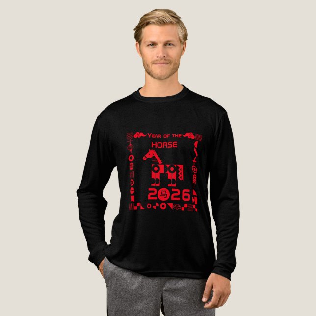 Camiseta Triblenda Año del caballo 2026 (Anverso Completo)