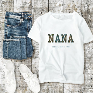 Camiseta Triblenda Año Nana personalizado - floral de moda