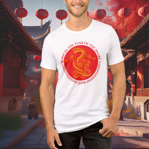 Camiseta Triblenda Año Nuevo chino nacido en el año de la serpiente