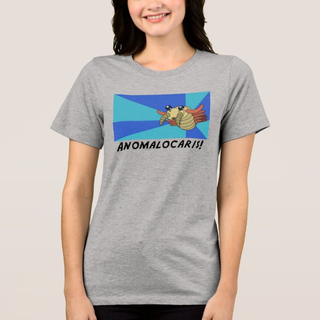 Camiseta Triblenda ¡Anomalocaris! Animal prehistórico (Anverso)