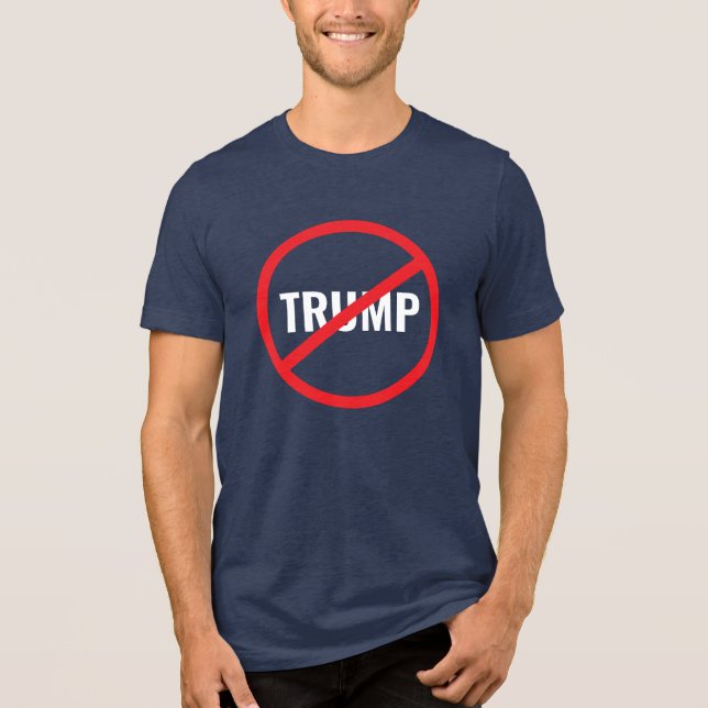 Camiseta Triblenda Anti-Trump (Anverso)