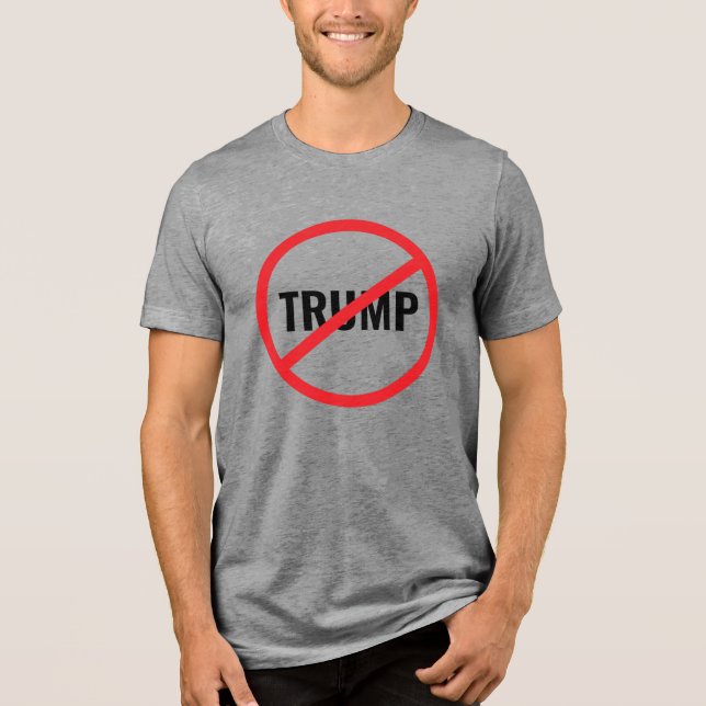 Camiseta Triblenda Anti-Trump (Anverso)