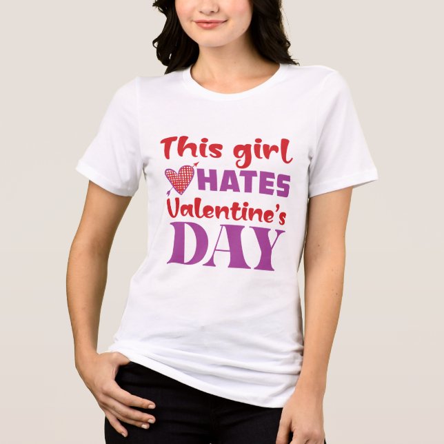 Camiseta Triblenda Anti-Valentines Day  (Anverso)