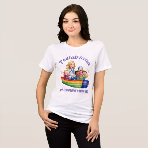 CAMISETA TRIBLENDA ANTISTRESS PEDIATRICIAN BOAT KIDS SAILING