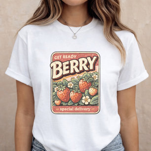 Camiseta Triblenda Anuncio de Bebé Revelación de Embarazo de Frutas