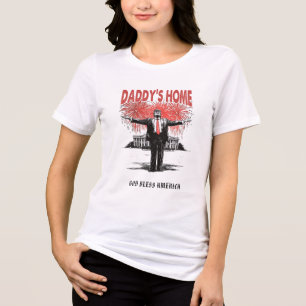 Camiseta Triblenda *~* AP16 - Papá Trump está en Casa - Casa Blanca E