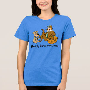 Camiseta Triblenda Aperitivo para picnic y boco-boo de yogi