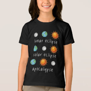 Camiseta Triblenda Apocalipsis divertido de eclipse lunar solar