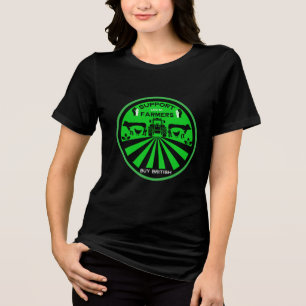 Camiseta Triblenda Apoyar los productos agrícolas británicos locales