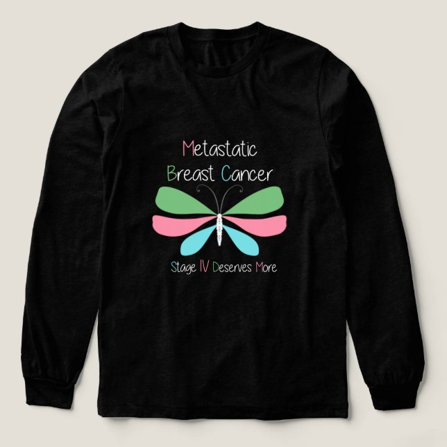 Camiseta Triblenda Apoyo al cáncer de mama metastásico (Diseño traserp)