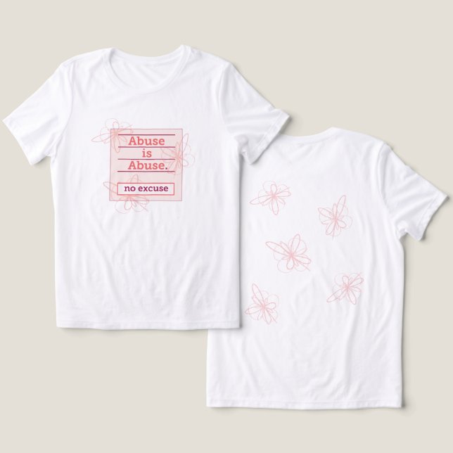 Camiseta Triblenda Apoyo al empoderamiento para la recuperación del a (Diseño Anverso y Reverso)