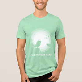 Camiseta Triblenda Aprende a Luchar Solo – León Bajo Luz de Luna