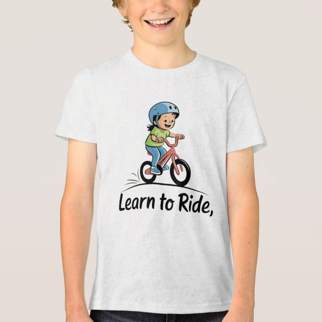 Camiseta Triblenda Aprende a montar (Anverso)