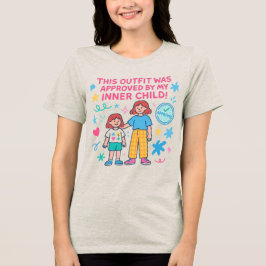 Camiseta Triblenda Aprobado por Mi hijo interno