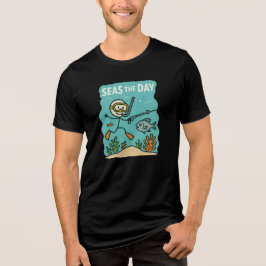 Camiseta Triblenda Aprovecha el Día – Figura de Palitos Divertida de