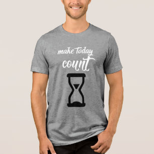Camiseta Triblenda "Aprovecha Hoy": Texto de dicho inspirador