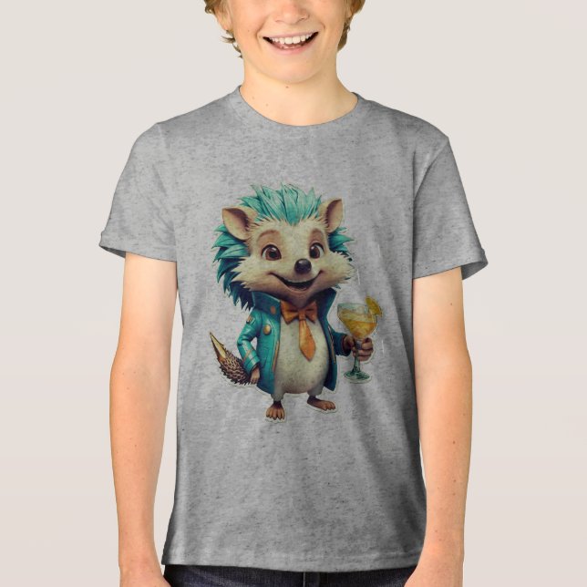 Camiseta Triblenda Aqua Hedgehog (Anverso)