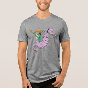 Camiseta Triblenda Aquaman Rides Seahorse