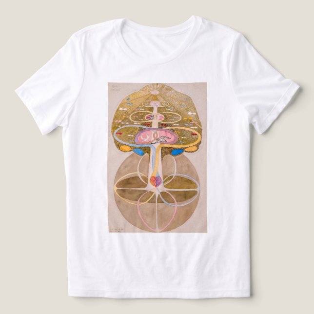 Camiseta Triblenda Árbol de conocimiento No. 1 | Hilma af Klint | (Diseño delantero )