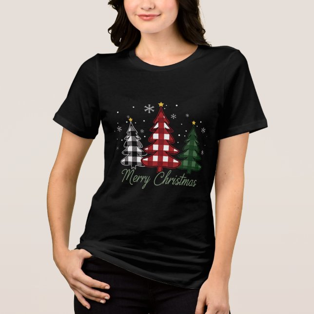 Camiseta Triblenda árbol de Navidad (Anverso)