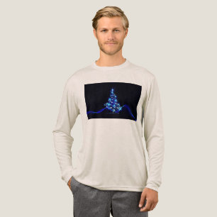 Camiseta Triblenda Árbol de Navidad estilizado y brillante de Slipper