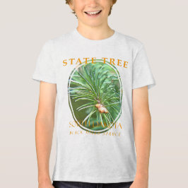 Camiseta Triblenda Árbol del Territorio de Dakota del Sur Colinas Neg