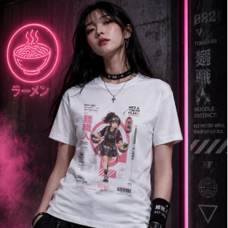 Camiseta Triblenda Archivos de Neo Tokyo 008 – Distrito de Fideos | R