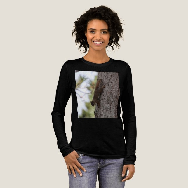 Camiseta Triblenda ardilla boca abajo (Anverso Completo)