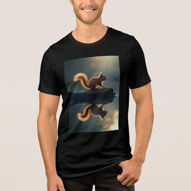 Camiseta Triblenda "Ardilla y reflexión" (Anverso)